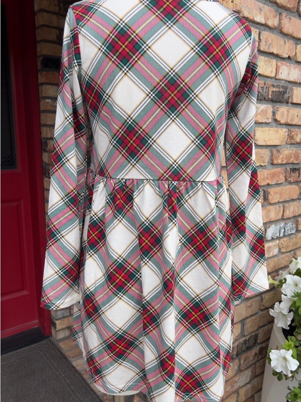 Children’s Place Girls’ Printed Every Day Dress Size XXL Red and White. - Picture 5 of 10